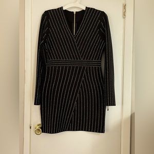 Black dress with studs